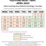 2023-04-APRIL-Flatford-Boat-Trips-Timetable