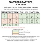 2023-05-MAY-Flatford-Boat-Trips-Timetable