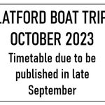 2023 10 OCT HOLDING MESSAGE Flatford Boat Trips Timetable