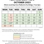 2023-10-OCT-Flatford-Boat-Trips-Timetable